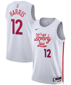 Tobias Harris Philadelphia 76ers Nike Unisex 2022/23 Swingman Jersey - City Edition - White