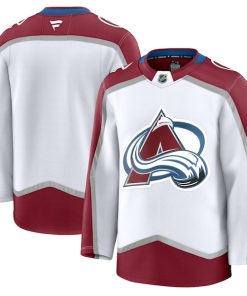 Alternative view of Colorado Avalanche  Away Premium Jersey - White/Navy/Burgundy