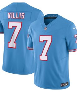 Malik Willis Tennessee Titans Nike Vapor F.U.S.E. Limited Jersey - Light Blue