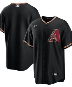 Arizona Diamondbacks Nike Alternate Replica Team Jersey - Black
