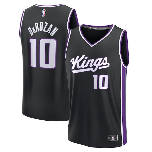 DeMar DeRozan Sacramento Kings Youth Fast Break Replica Player Jersey - Icon Edition - Black