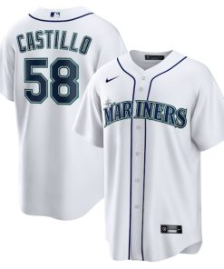 Luis Castillo Seattle Mariners Nike Home Replica Jersey - White