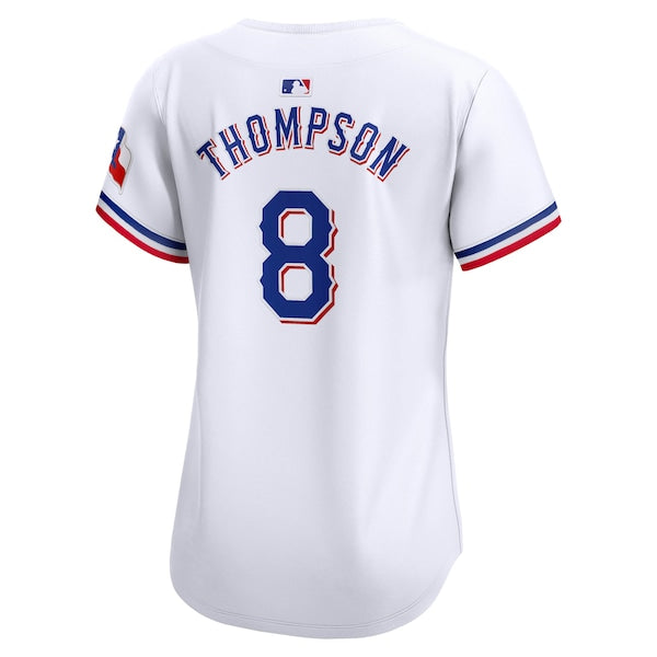 Bubba Thompson Texas Rangers Nike Women's Home Limited Player Jersey - White - Image 3