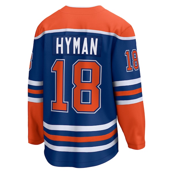 Zach Hyman Edmonton Oilers 2025 Stanley Cup Final Home Breakaway Jersey - Royal - Image 3