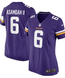 Alternative view of Brian Asamoah II Minnesota Vikings Nike Women's  Game Jersey -  Purple