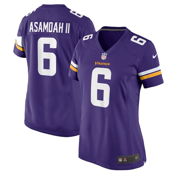Brian Asamoah II Minnesota Vikings Nike Women's Game Jersey - Purple - Image 2
