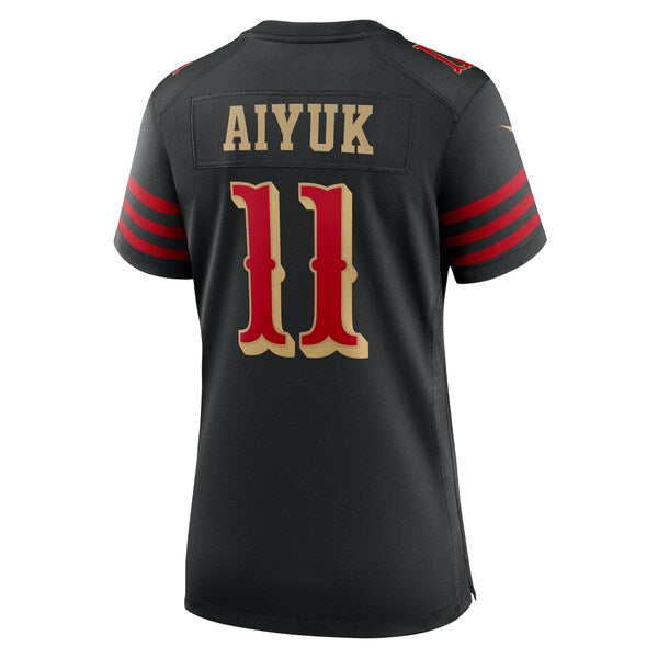 Brandon Aiyuk San Francisco 49ers Nike Women's 2025 Rivalries Collection Game Jersey - Black - Image 3