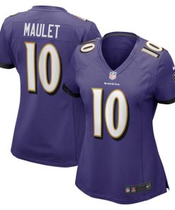 Arthur Maulet Baltimore Ravens Nike Women's  Game Jersey -  Purple