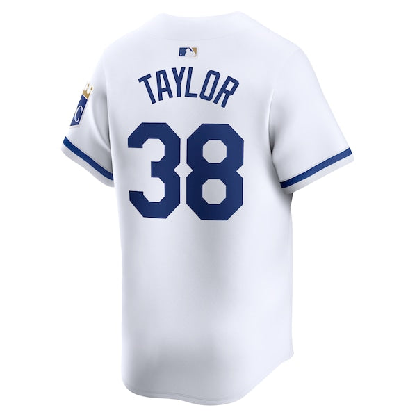 Josh Taylor Kansas City Royals Nike Home Limited Player Jersey - White - Image 3