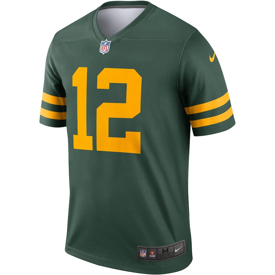 Aaron Rodgers Green Bay Packers Nike Alternate Legend Player Jersey - Green - Image 2