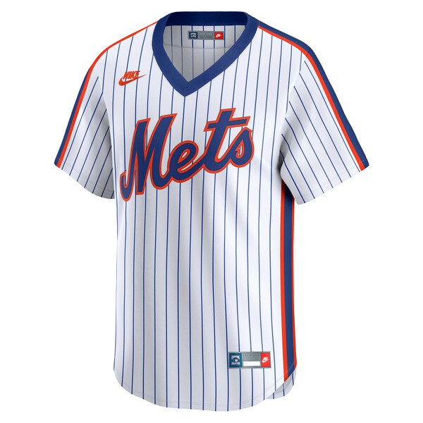 New York Mets Nike Throwback Cooperstown Collection Limited Jersey - White - Image 2