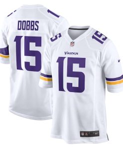 Joshua Dobbs Minnesota Vikings Nike Game Jersey - White