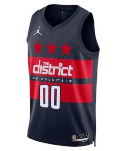 Alternative view of Washington Wizards Jordan Brand Unisex 2024/25 Custom Swingman Jersey - Statement Edition - Navy