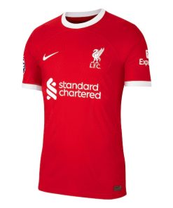 Alternative view of Luis Diaz Liverpool Nike 2023/24 Home Authentic Player Jersey - Red