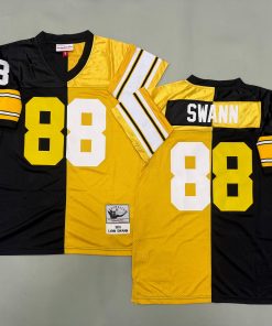 Lynn Swann Pittsburgh Steelers Authentic Split Throwback Retired Player Jersey