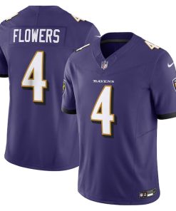 Zay Flowers Baltimore Ravens Nike Vapor F.U.S.E. Limited Jersey - Purple/Black