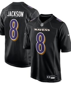 Lamar Jackson Baltimore Ravens Nike Fashion Jersey - Carbon Black