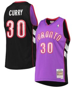 Dell Curry Toronto Raptors 2001/02 Hardwood Classics Swingman Jersey - Purple