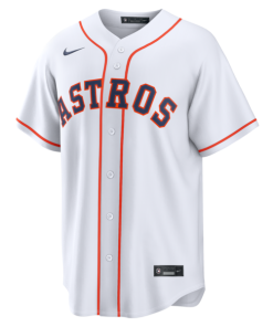 Alternative view of Jose Altuve Houston Astros Nike Home Replica Jersey - White