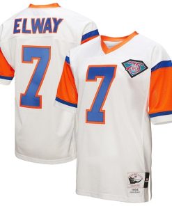 John Elway Denver Broncos 1994  Authentic Throwback Retired Player Jersey - White