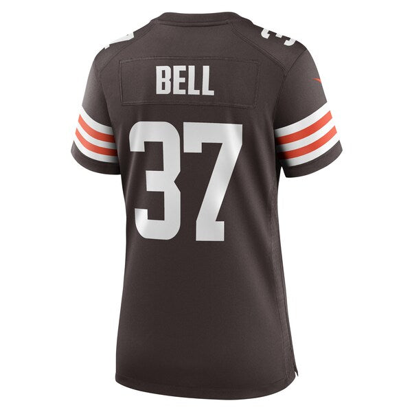 D'Anthony Bell Cleveland Browns Nike Women's Game Player Jersey - Brown - Image 3