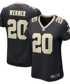 Pete Werner New Orleans Saints Nike Women's Game Jersey - Black