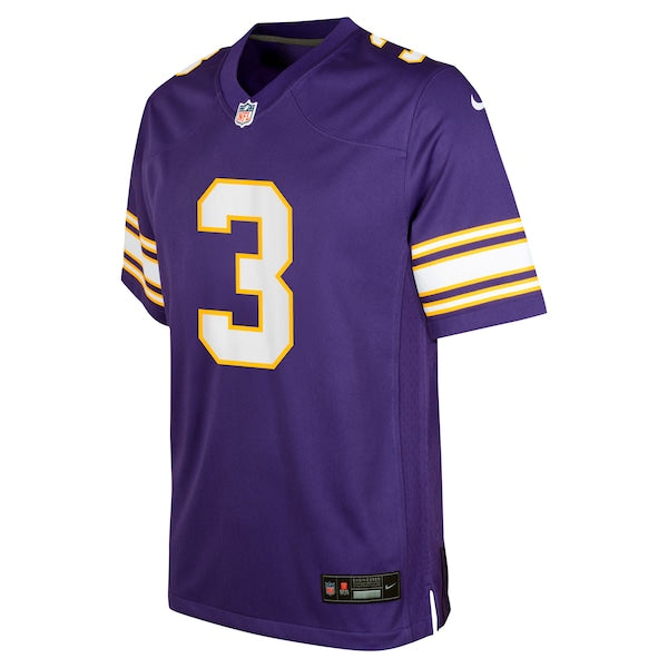 Jordan Addison Minnesota Vikings Nike Youth Alternate Player Game Jersey - Purple - Image 2