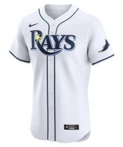 Alternative view of Tampa Bay Rays Nike Home Elite Pick-A-Player Retired Roster Jersey - White