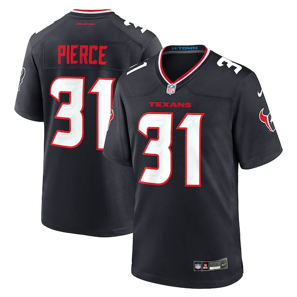 Dameon Pierce Houston Texans Nike Game Jersey - Navy/Red/White - Image 2