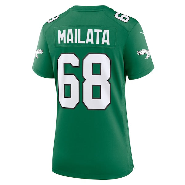 Jordan Mailata Philadelphia Eagles Nike Women's Alternate Game Jersey - Kelly Green - Image 3
