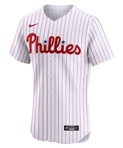 Alternative view of Trea Turner Philadelphia Phillies Nike Home Elite Jersey - White
