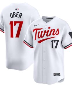Bailey Ober Minnesota Twins Nike Home Limited Player Jersey - White