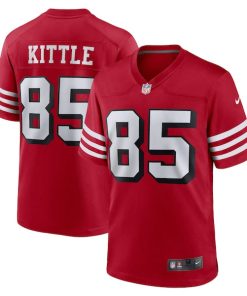 George Kittle San Francisco 49ers Nike Alternate Game Player Jersey - Scarlet