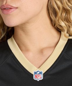 Alternative view of Jermaine Jackson New Orleans Saints Nike Women's  Game Jersey -  Black