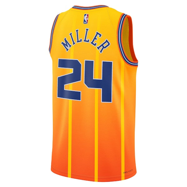 Brandon Miller Charlotte Hornets Jordan Brand Unisex 2025/26 Swingman Jersey - Orange - City Edition - Image 3
