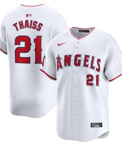 Matt Thaiss Los Angeles Angels Nike Home Limited Player Jersey - White