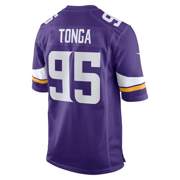 Khyiris Tonga Minnesota Vikings Nike Home Game Player Jersey - Purple - Image 3