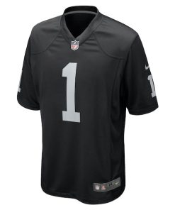 Alternative view of Marcus Epps Las Vegas Raiders Nike Game Player Jersey - Black