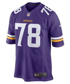 Alternative view of Hakeem Adeniji Minnesota Vikings Nike Team Game Jersey -  Purple