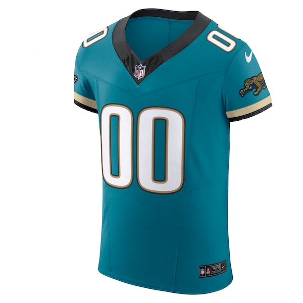 Jacksonville Jaguars Nike Alternate Vapor F.U.S.E. Elite Custom Jersey - Teal - Image 2