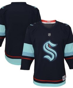 Seattle Kraken Youth Home Replica Jersey - Navy