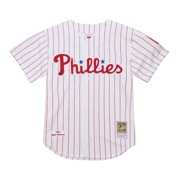 Ryan Howard Philadelphia Phillies Cooperstown Collection Authentic Jersey?ยจC White - Image 2