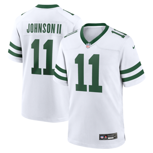 Jermaine Johnson II New York Jets Nike Alternate Game Jersey - Spotlight White/Green - Image 2