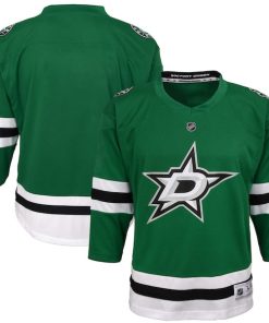 Dallas Stars Youth Home Replica Blank Jersey - Green