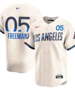 Freddie Freeman Los Angeles Dodgers Nike 2024 World Series Champions City Connect Limited Player Jersey - Cream