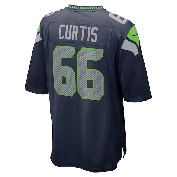 McClendon Curtis Seattle Seahawks Nike Team Game Jersey - College Navy - Image 3
