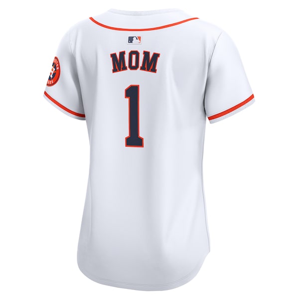 Houston Astros Nike Women's #1 Mom Home Limited Jersey - White - Image 3