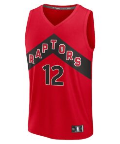Alternative view of Collin Murray-Boyles Toronto Raptors  2025 NBA Draft First Round Pick Fast Break Replica Jersey - Icon Edition - Red