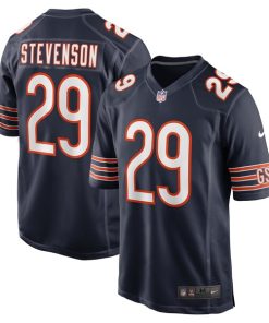 Tyrique Stevenson Chicago Bears Nike  Game Jersey -  Navy