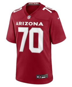 Alternative view of Paris Johnson Jr. Arizona Cardinals Nike 2023 NFL Draft First Round Pick Game Jersey - Cardinal